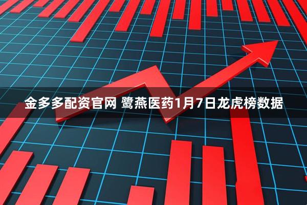 金多多配资官网 鹭燕医药1月7日龙虎榜数据